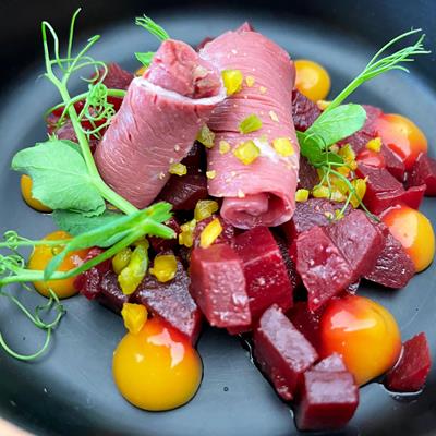 Ente - rote Beete - Mango - Kreationen