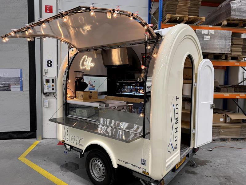 Unser neuer Barista-Wagen – Flexibel und stilvoll für jedes Event!