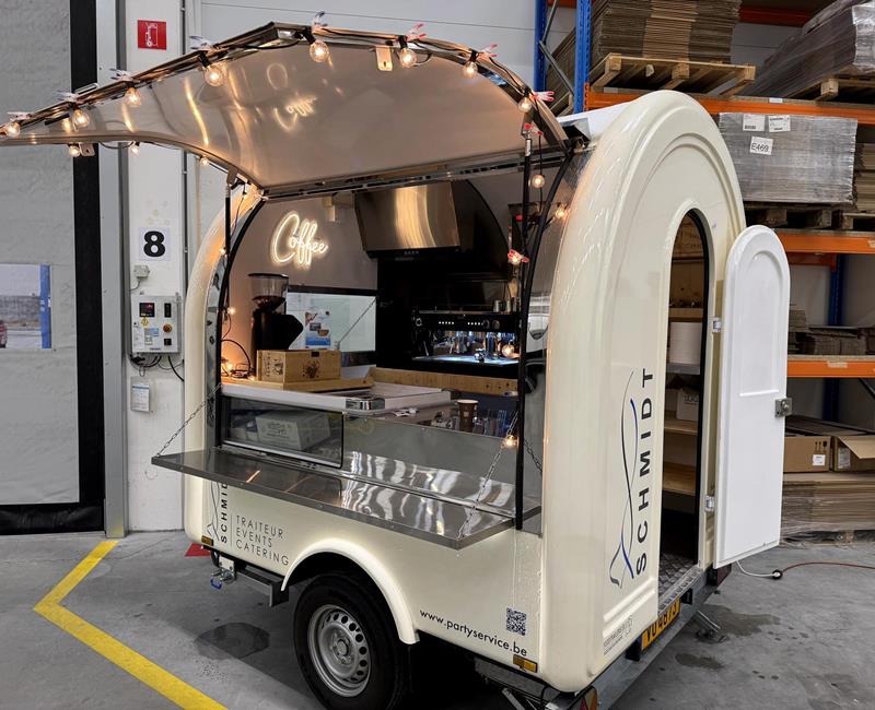 Unser neuer Barista-Wagen – Flexibel und stilvoll für jedes Event!
