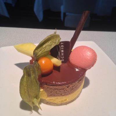 Maracuja- Schokoladen Bavarois